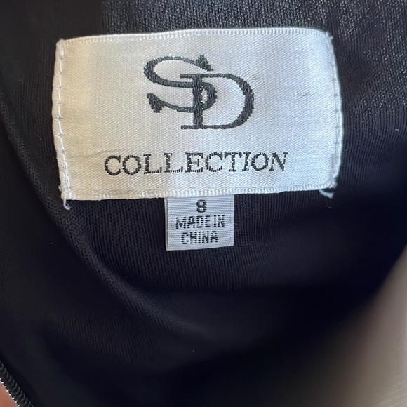 Formal black mid length dress - Picture 6 of 6